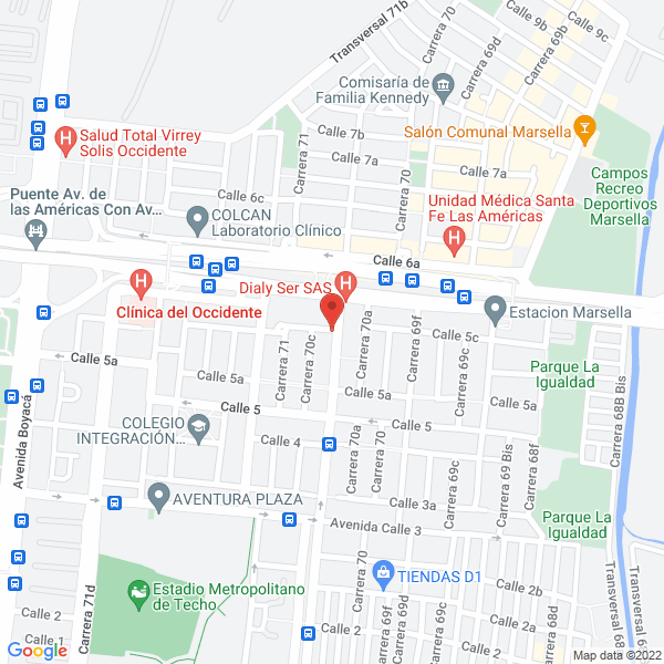 Map of Hikaritex S.A.S