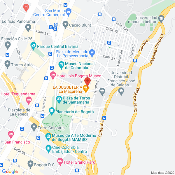 Map of N&V S.A.S.