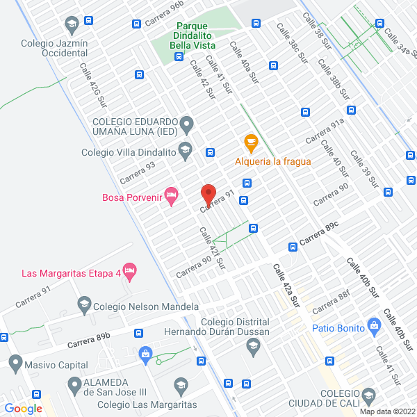 Map of Cátering Kairos S.A.S.