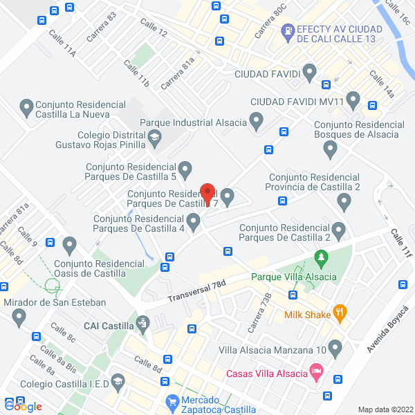 Map of Bull Reck Supply Replacement Diesel S.A.S.