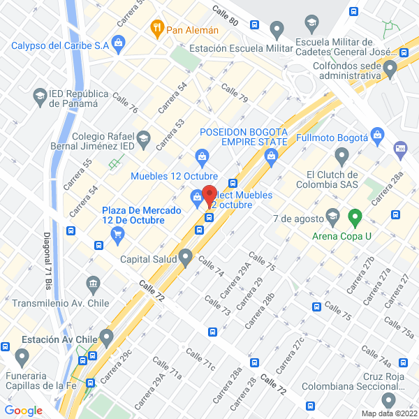 Map of Seguicol S A De C V Sucursal Colombia