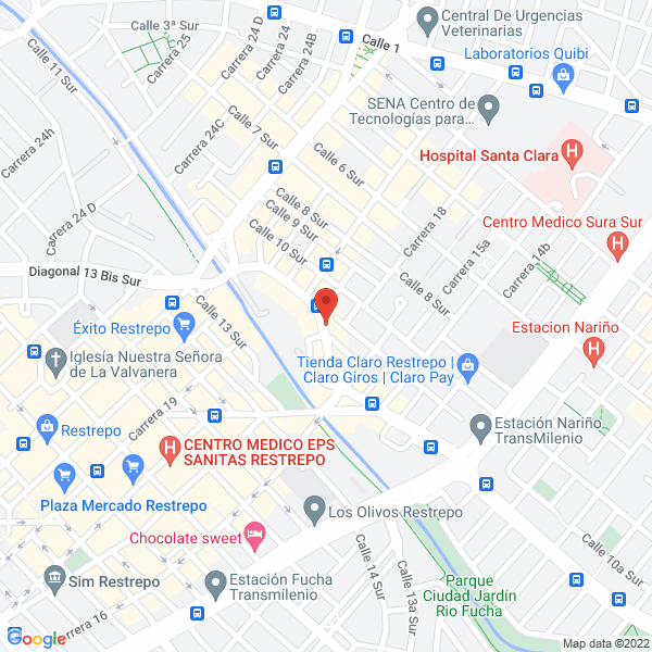 Map of Infinity Solutions Services S.A.S.