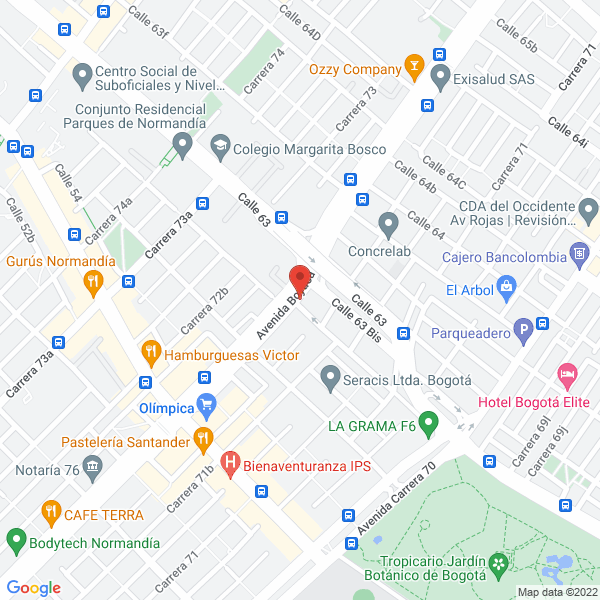 Map of Merca Fruver Villa Támara S.A.S.