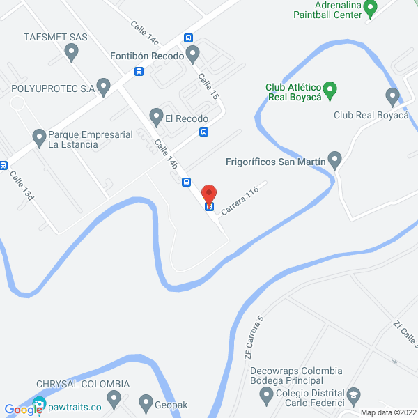 Map of Hergal Ltda.