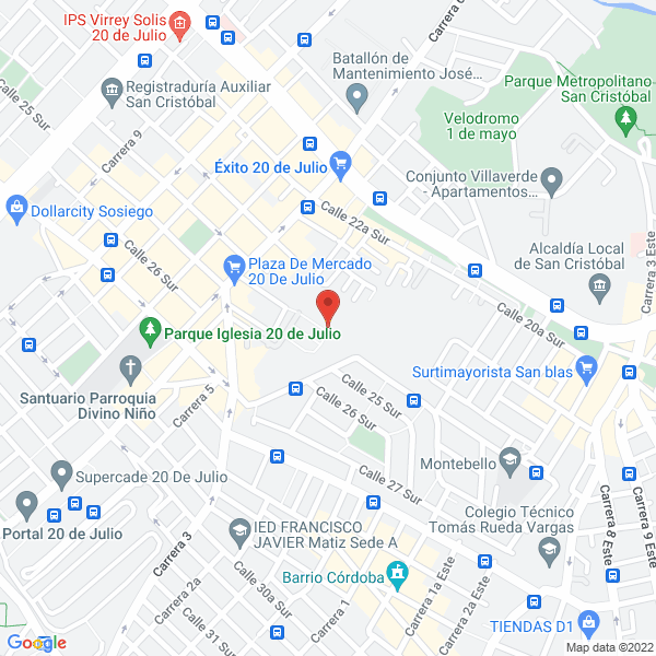 Map of Morefrut S.A.S.