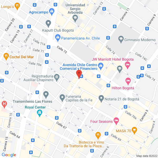 Map of Sin Visa S.A.S.