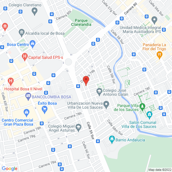 Map of Teksel S.A.S.