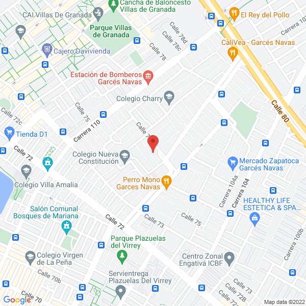 Map of Iluminaciones J & S S.A.S. - Quiero Clientes