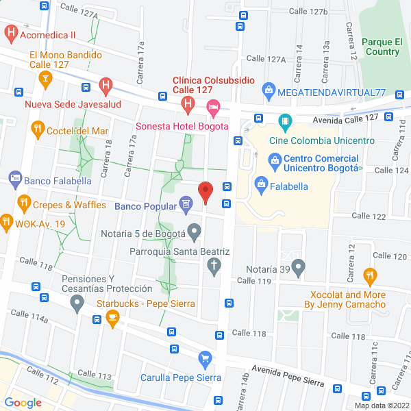 Map of Puppis Las Mascotas Primero