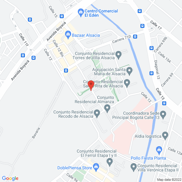 Map of Pardo Sanguña Ltda. Parzan Ltda.