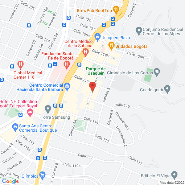 Map of Inversiones La Petala S.A.S.