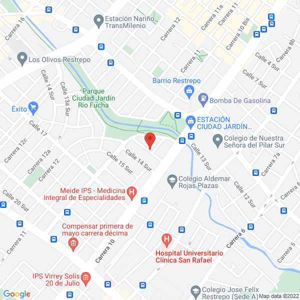 Map of Comercializadora Arcadia S.A.S.