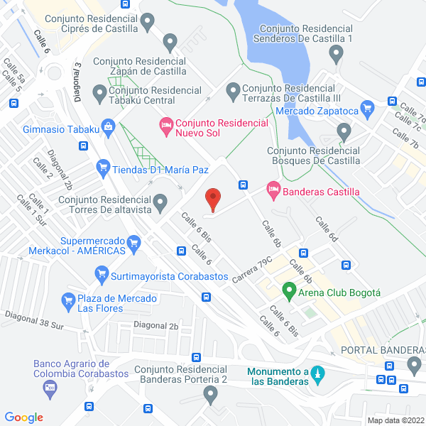 Map of Cad De Colombia S.A.S.