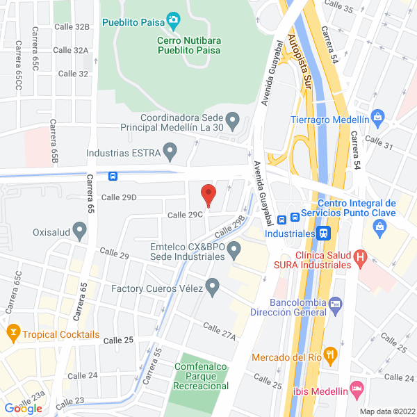 Map of Bioinnova S.A.S.