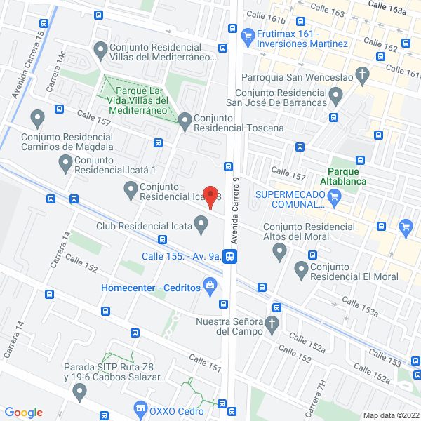 Map of Intersalud Editores S.A.S.