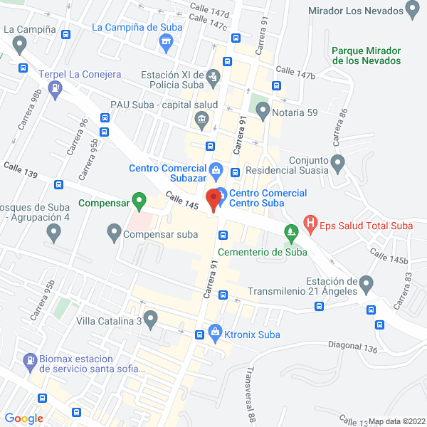Map of Estética Piel Y Figura S.A.S.