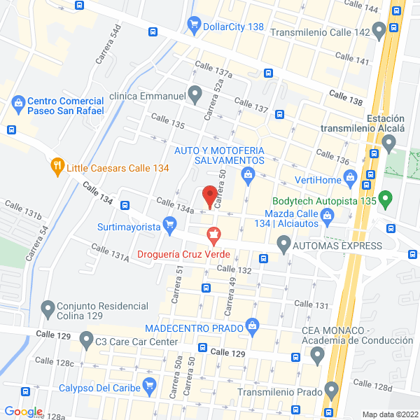 Map of Sentidos Conectados S.A.S.