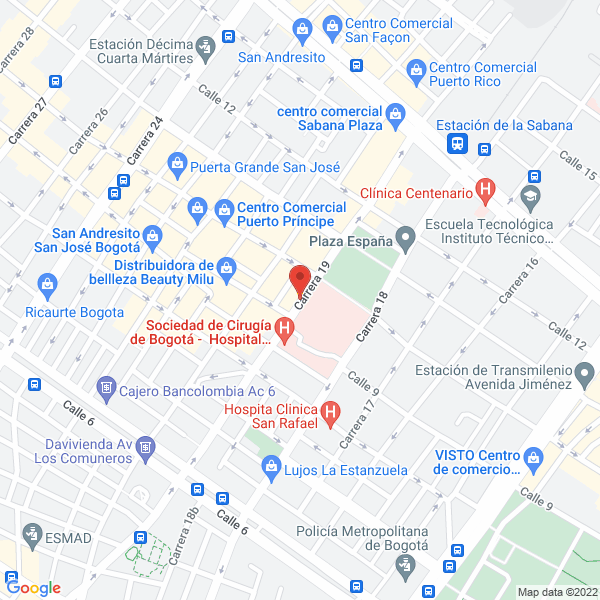 Map of Kobal Carga S.A.S.