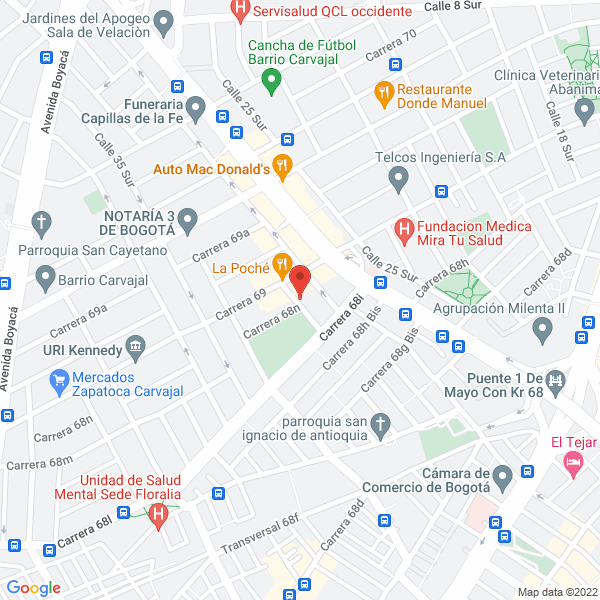 Map of High Quality Clean S.A.S.