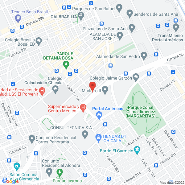 Map of Comercializadora Luisa Natalia S.A.S.