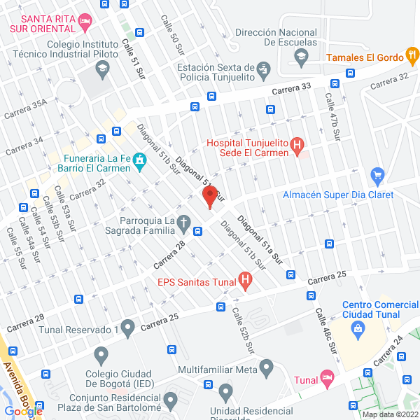 Map of Carrocerías Alex S.A.S.
