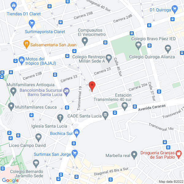Map of Trenzados Y Cordónes Ltda.