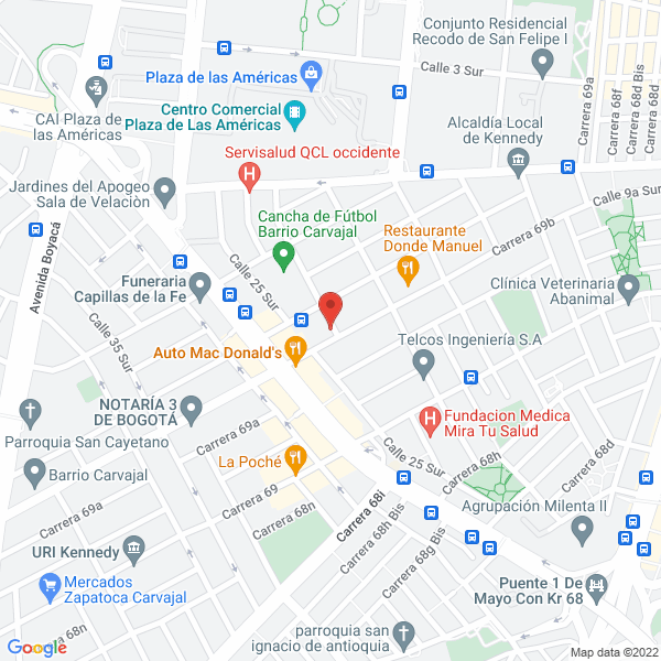 Map of Eneltec S.A.S
