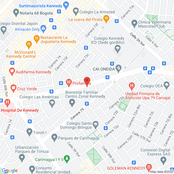 Map of 37 Millas Motor Bike S.A.S.