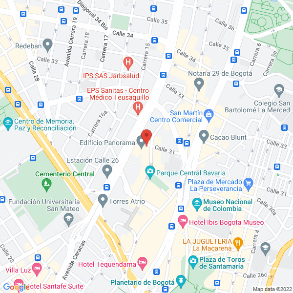 Map of Spazios Arquitectonicos S.A.S.