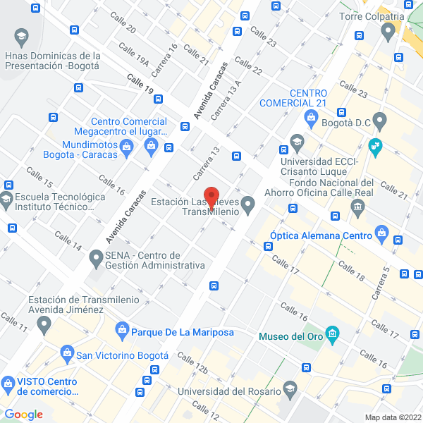 Map of Distribuciones Eléctricas M J S.A.S