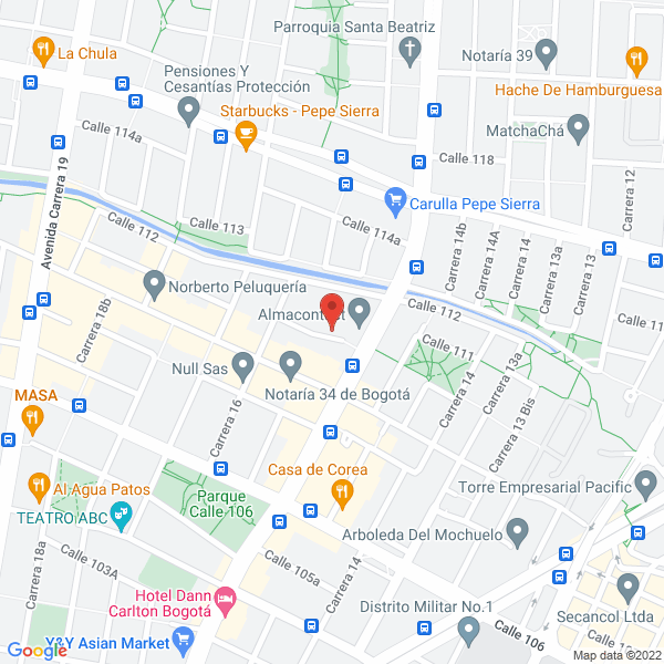 Map of Omar Gómez S.A.S.