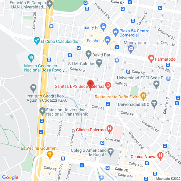 Map of Sos Foods S.A.S