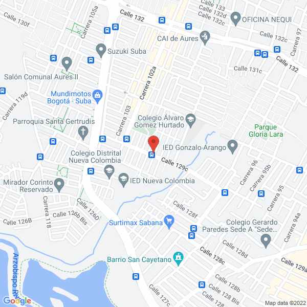 Map of C Y C Víctoria Comercializando S.A.S.