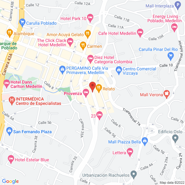 Map of Premier Colombian Properties S.A.S.