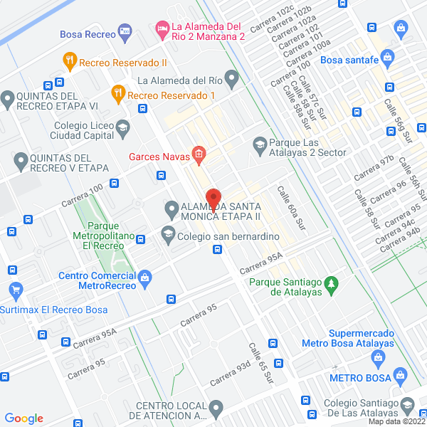 Map of Mercados Jp S.A.S.