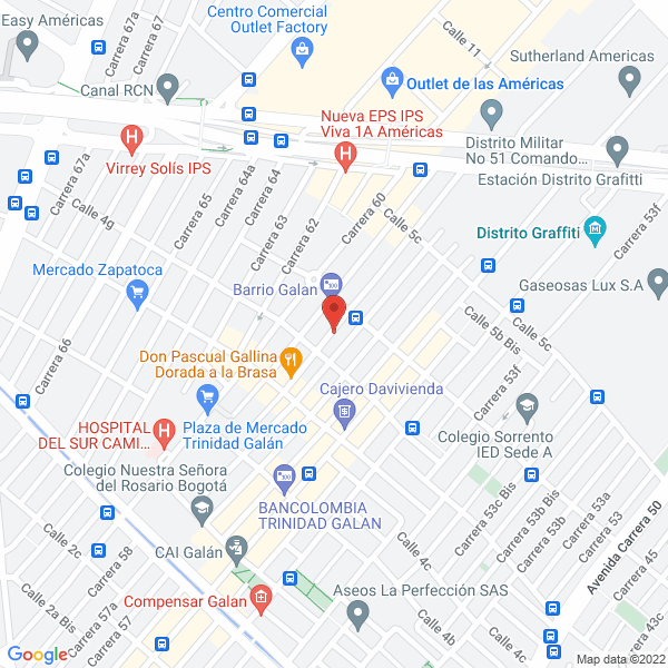 Map of Grupo Empresarial Ok S.A.S.