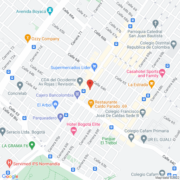 Map of Comali S.A.S.