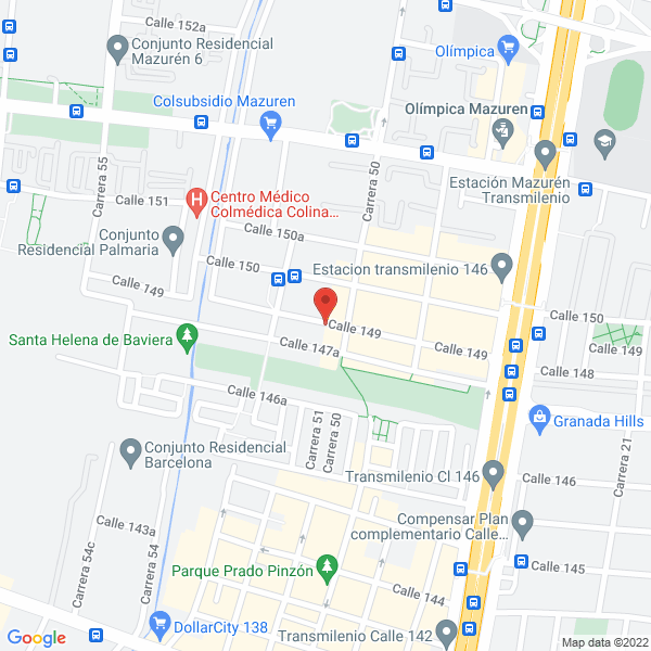 Map of Red Line Logistic S.A.S.