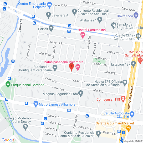 Map of Inversiones Lixim S.A.S.