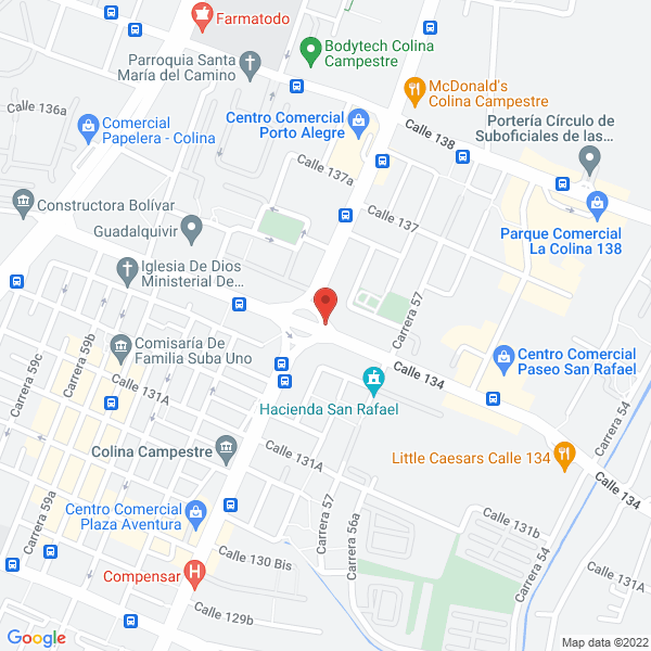 Map of Vera Distribuciones S.A.S.