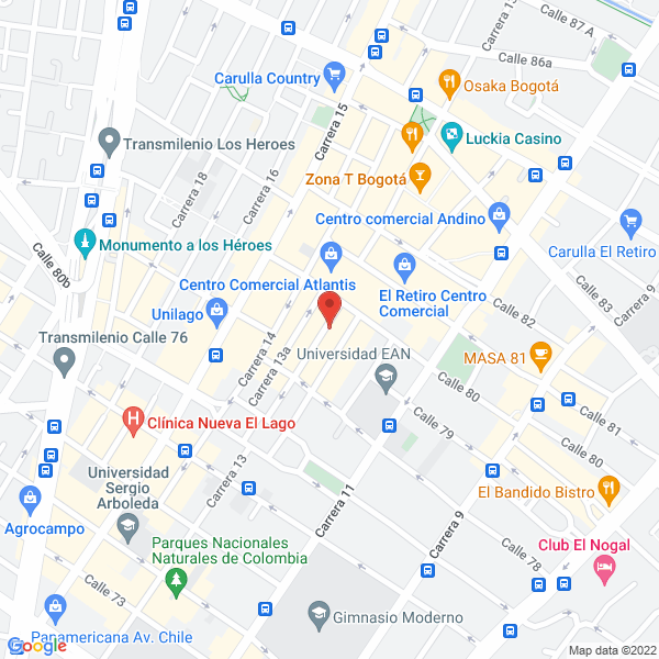 Map of Arte Visión S.A.S.