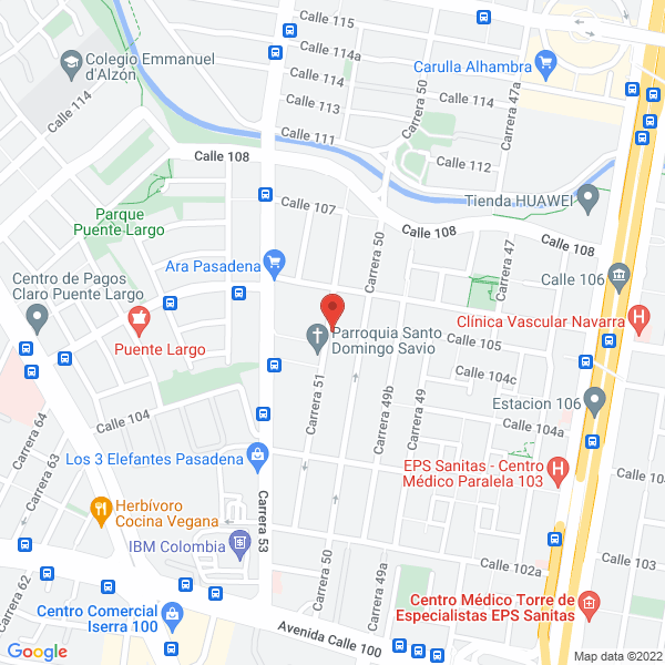 Map of El Mexicano Colombia S.A.S.