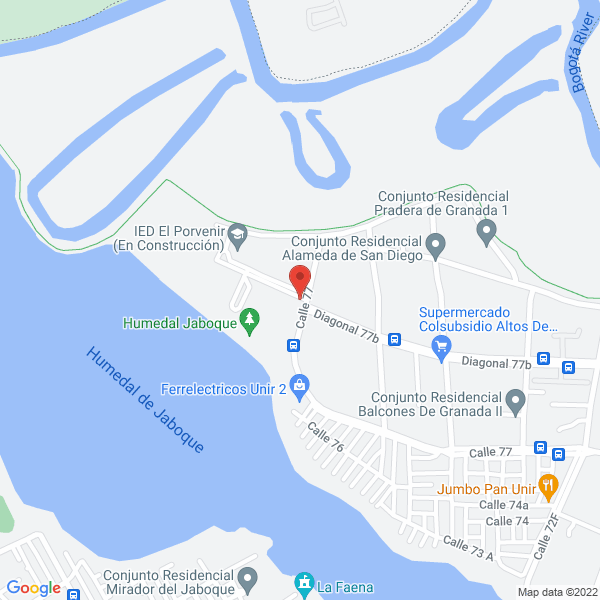 Map of Grupo Empresarial M3 S.A.S.