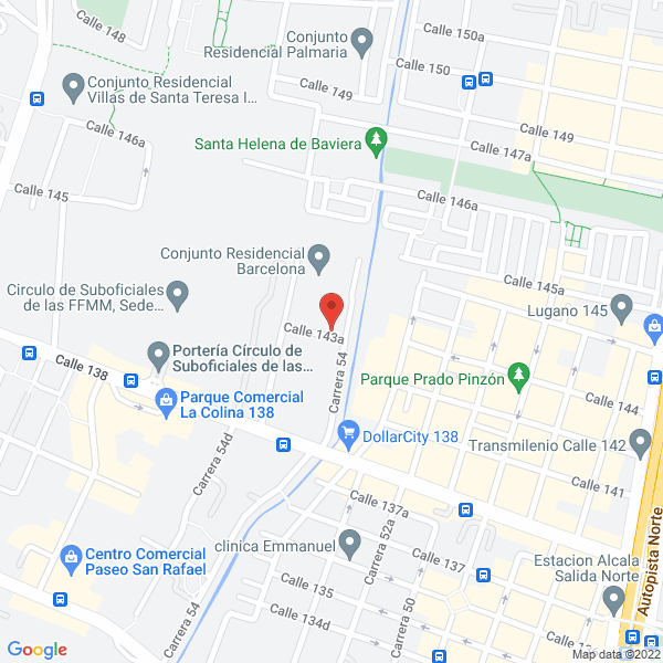 Map of Portal En Línea Co. S.A.S.