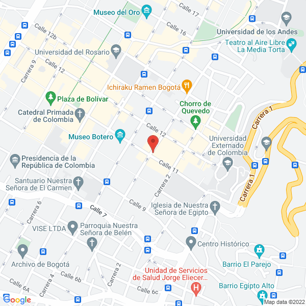 Map of Beer Pong Colombia S.A.S.