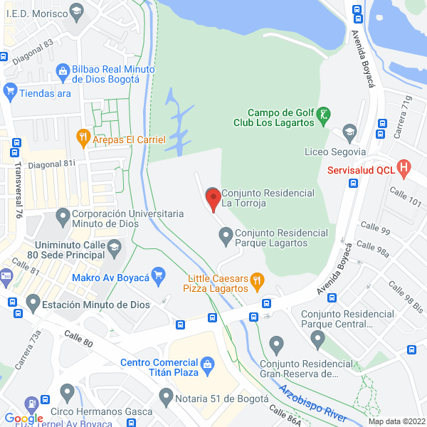 Map of Itecom Ingeniería Y Comunicaciones S.A.S.
