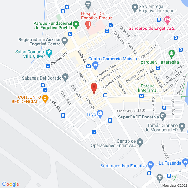 Map of Yr Ríos S.A.S.