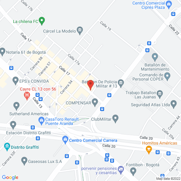 Map of Industrial Solutions & Machinery S.A.S.