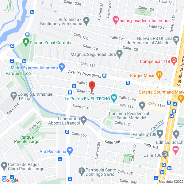 Map of Open Doors Educational Services S.A.S.