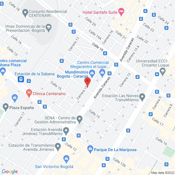 Map of Comercializadora Neutro Shop S.A.S
